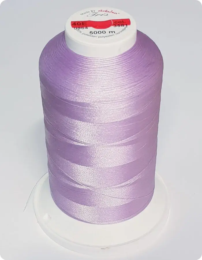 NICI IRIS 40E DO HAFTU MASZYNOWEGO 5000m, nr 3581 - jasny fiolet