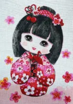 Kanwa z nadrukiem MAŁA GEJSZA (6312)