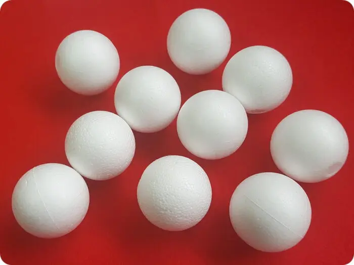 KULA STYROPIANOWA, BOMBKA średnica 4 cm - EKSTRA JAKOŚĆ