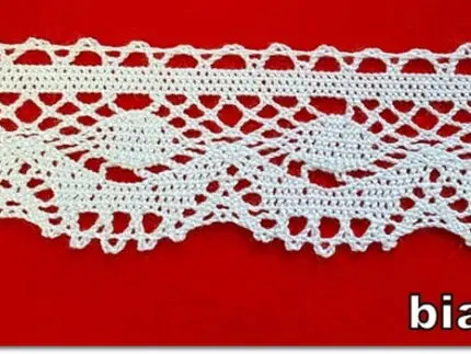 KORONKA AKRYLOWA 50 mm (4373) RÓŻNE KOLORY