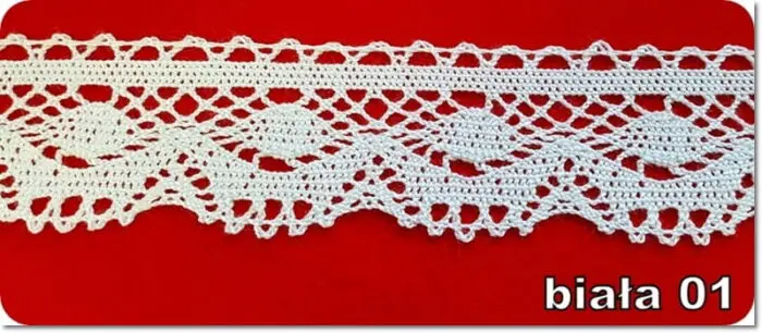 KORONKA AKRYLOWA 50 mm (4373) RÓŻNE KOLORY