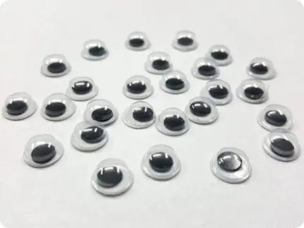 OCZKA RUCHOME SAMOPRZYLEPNE 8 mm - 20 SZTUK