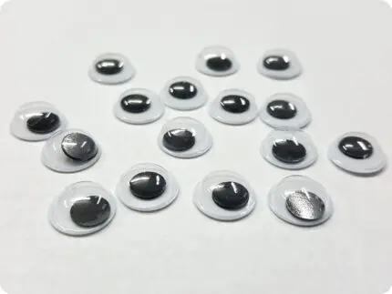 OCZKA RUCHOME SAMOPRZYLEPNE 12 mm - 10 SZTUK