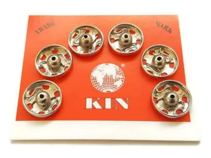 Zatrzaski metalowe 11,5 mm (4) 6szt