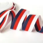 TAŚMA RYPSOWA 20 mm DEKORACYJNA TRÓJKOLOROWA