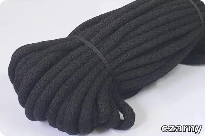 Sznurek pleciony BAWEŁNIANY 10mm- opakowanie 25m