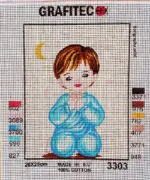 Kanwa z nadrukiem CHŁOPIEC (3303)