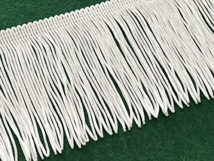 Frędzle nylonowe 80mm BIAŁE 0,5m