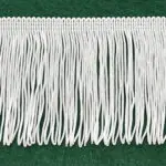 Frędzle nylonowe 80mm BIAŁE 0,5m