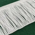 Frędzle nylonowe 80mm BIAŁE 0,5m