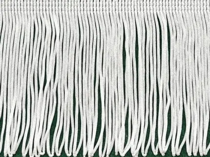 Frędzle nylonowe 80mm BIAŁE 0,5m