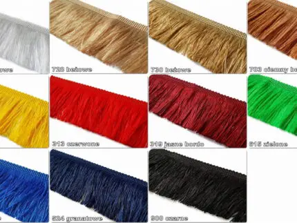 Frędzle ozdobne proste 60mm (PP-60C) opakowanie 25m