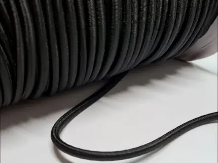 Guma okrągła CZARNA 4mm