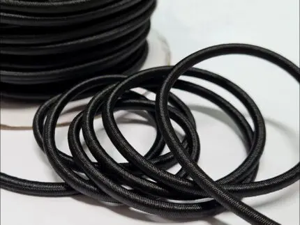 Guma okrągła CZARNA 4mm