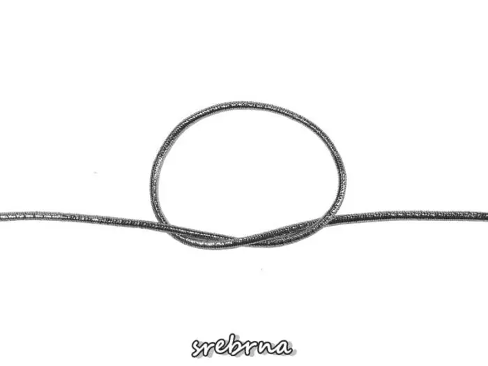 Guma OKRĄGŁA metalizowana 1,5mm