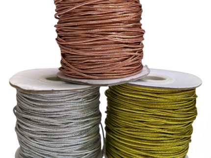 Guma OKRĄGŁA metalizowana 1,5mm