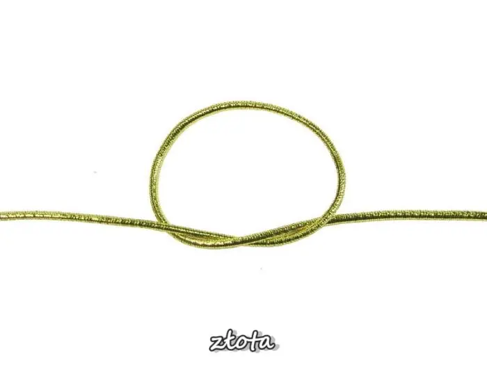 Guma OKRĄGŁA metalizowana 1,5mm