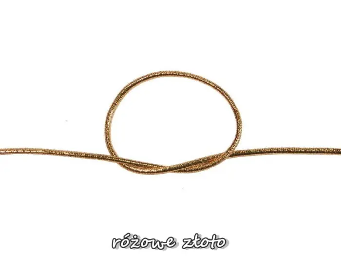 Guma OKRĄGŁA metalizowana 1,5mm