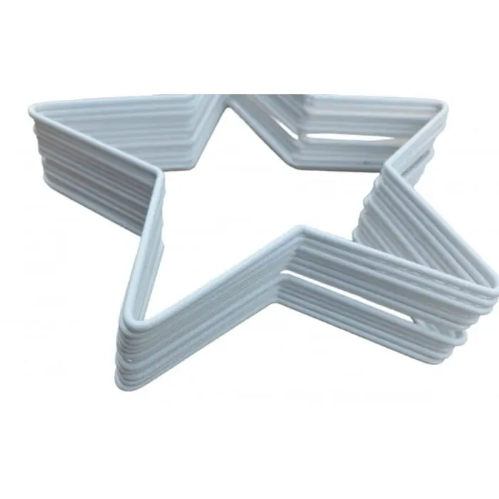 Gwiazda z drutu BIAŁA od 20 do 40cm