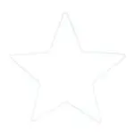 Gwiazda z drutu BIAŁA od 20 do 40cm