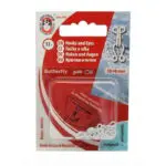 Haftki BIAŁE (6) 10/8mm/ 12par