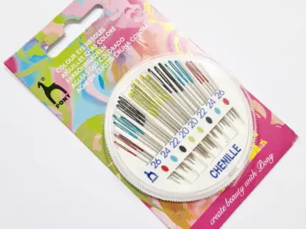 IGŁY DO HAFTU OSTRE KOLOROWE 20/26 (10181) PONY