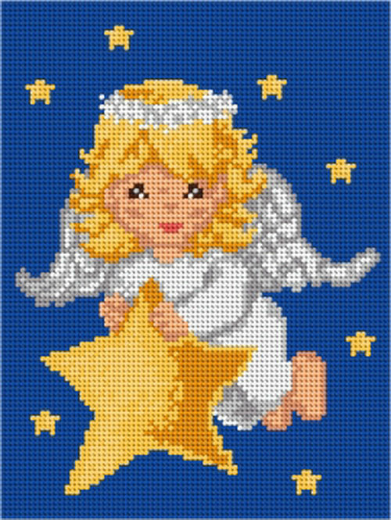 kanwa-18x24-aniolek-5019 KANWA 18x24 - ANIOŁEK (5019)