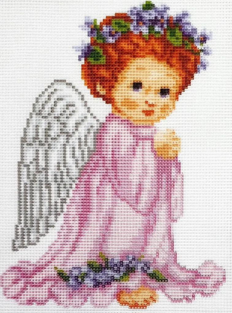 kanwa-18x24-aniolek-5028 KANWA 18x24 - ANIOŁEK (5028)