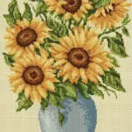 Kanwa 30x40 SŁONECZNIKI (8013)