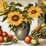 Kanwa 53x39 SŁONECZNIKI (9002)