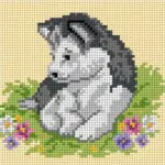 Kanwa z nadrukiem 15x15 HUSKY (1012)