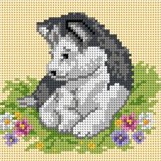 kanwa-z-nadrukiem-15x15-husky-1012 Kanwa z nadrukiem 15x15 HUSKY (1012)