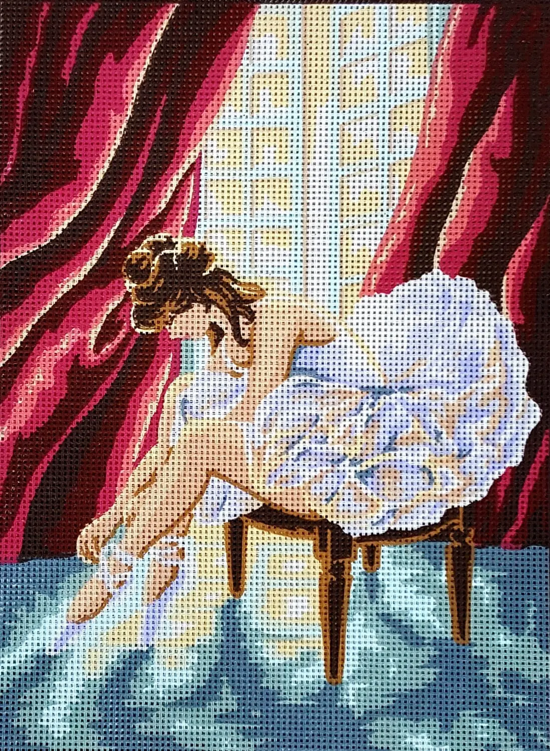 kanwa-z-nadrukiem-baletnica-6035 Kanwa z nadrukiem BALETNICA (6035)