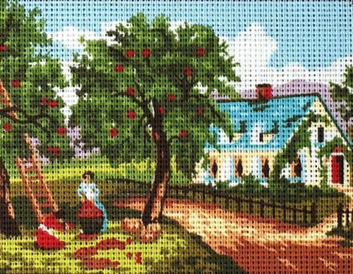 kanwa-z-nadrukiem-jesien-3210 Kanwa z nadrukiem JESIEŃ (3210)