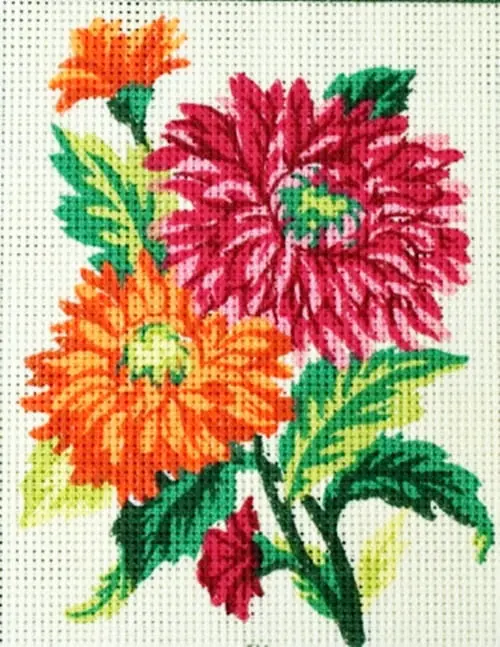 kanwa-z-nadrukiem-kwiaty-3115 Kanwa z nadrukiem KWIATY (3115)