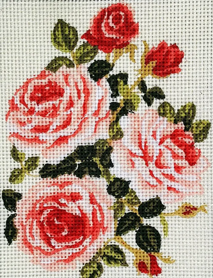 kanwa-z-nadrukiem-kwiaty-3118 Kanwa z nadrukiem KWIATY (3118)