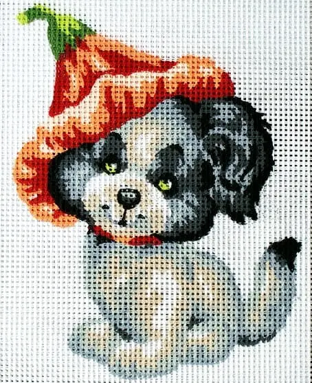 kanwa-z-nadrukiem-piesek-3194 Kanwa z nadrukiem PIESEK (3194)