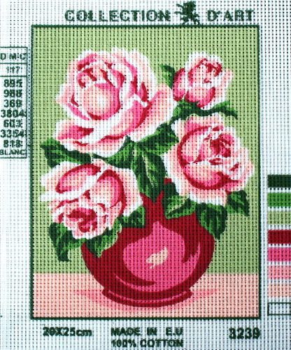 kanwa-z-nadrukiem-roze-3239 Kanwa z nadrukiem RÓŻE (3239)