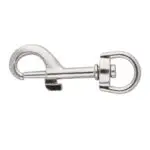 Karabińczyk metalowy 12x54mm SREBRNY