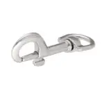 Karabińczyk metalowy 12x54mm SREBRNY