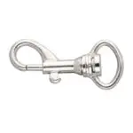 Karabińczyk metalowy 13x40mm SREBRNY