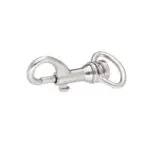 Karabińczyk metalowy 13x40mm SREBRNY