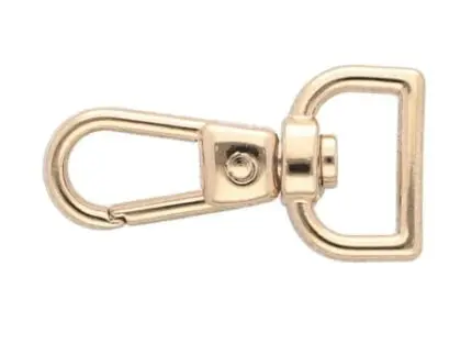 Karabińczyk metalowy 15x40mm ZŁOTY