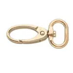 Karabińczyk metalowy 15x45mm ZŁOTY