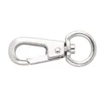 Karabińczyk metalowy 16x56mm SREBRNY