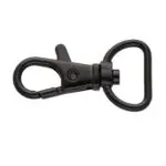 Karabińczyk metalowy 17x41mm (rybka) CZARNY MAT