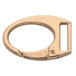 Karabińczyk metalowy 19x47mm ZŁOTY (19)