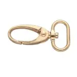 Karabińczyk metalowy 20x48mm ZŁOTY