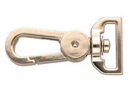 Karabińczyk metalowy 20x53mm ZŁOTY (15)