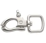 Karabińczyk metalowy 20x68mm SREBRNY (12)